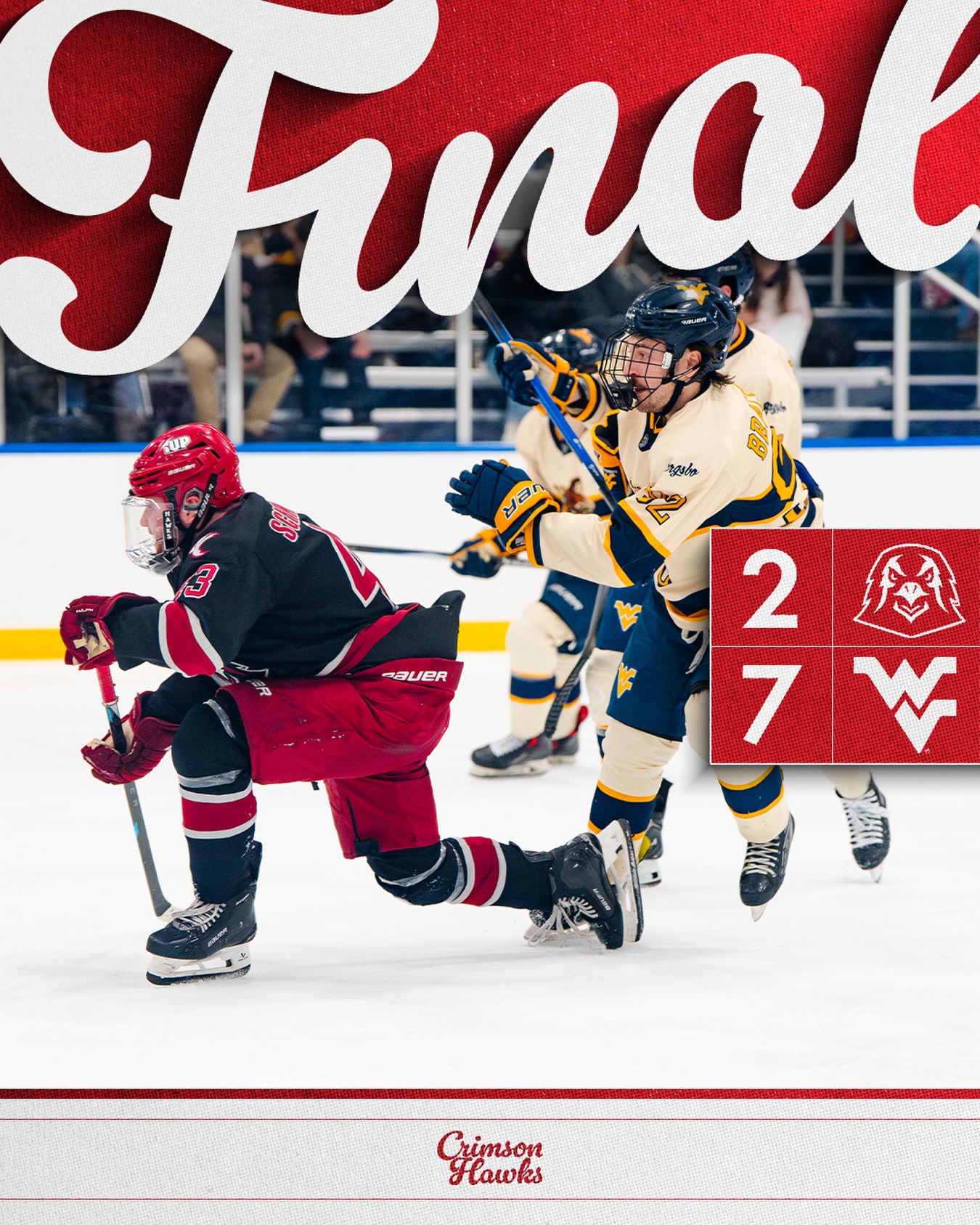 Final from Morgantown.

#LetsGoHawks